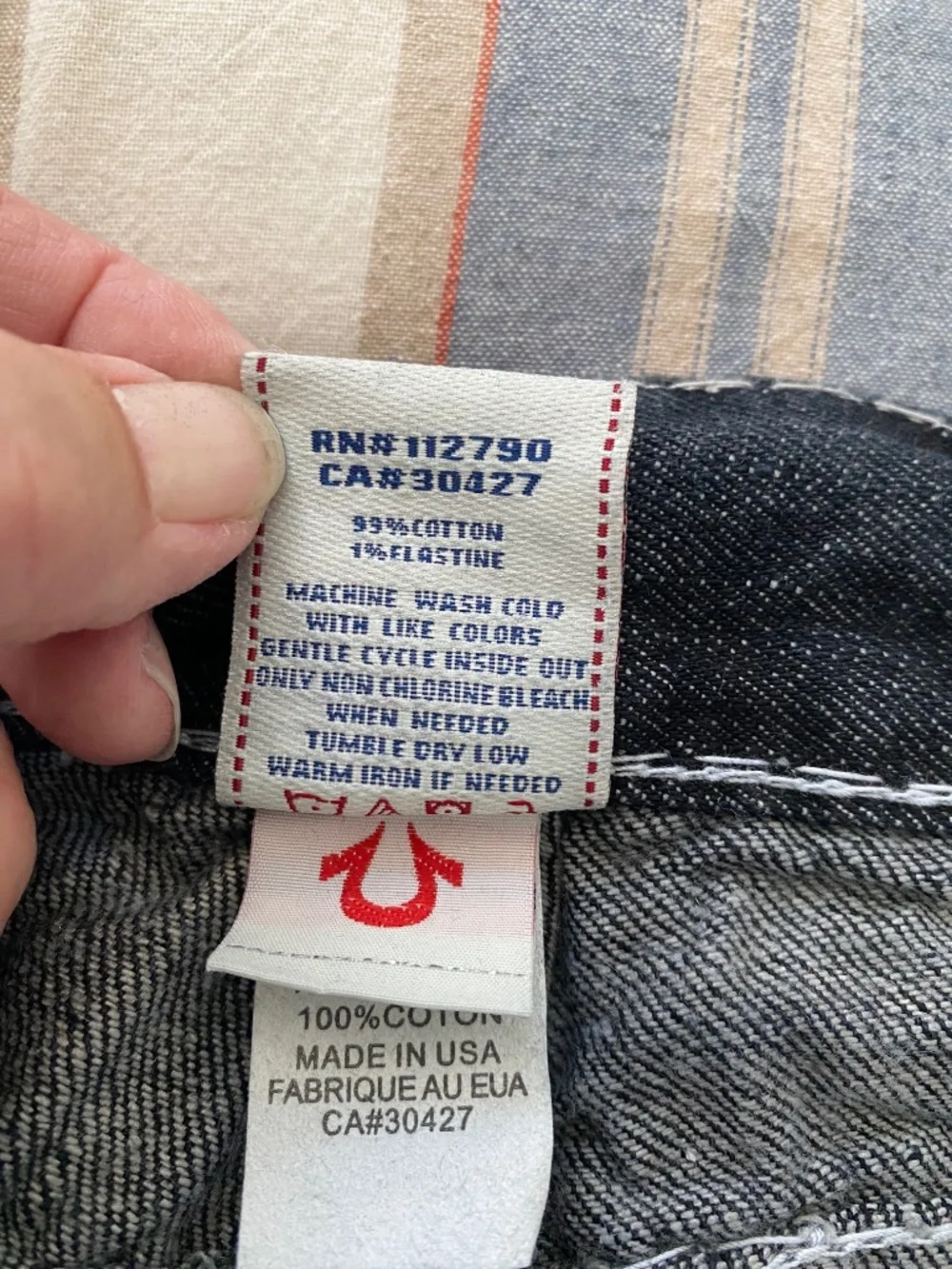 True Religion Jeans, Joey Super T, size 34